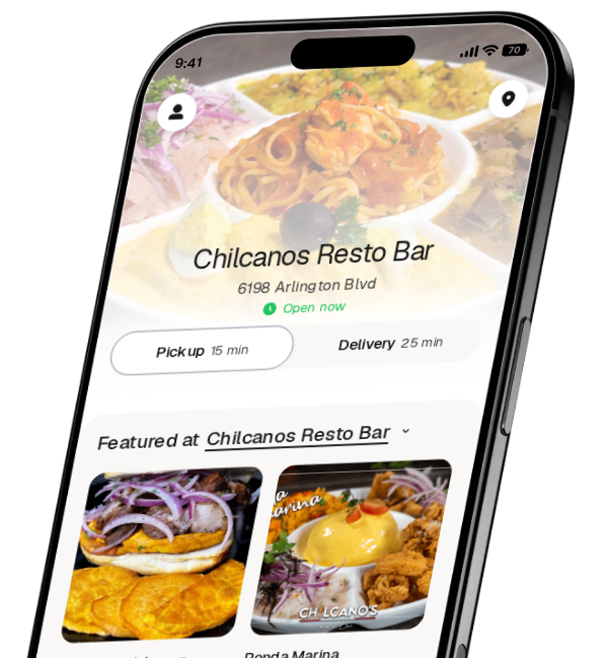 Chilcanos Resto Bar app preview